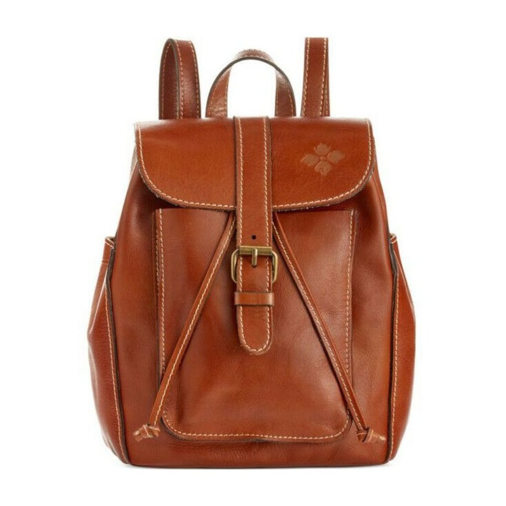 PATRICIA NASH Leather Backpack Aberdeen Bag Tan